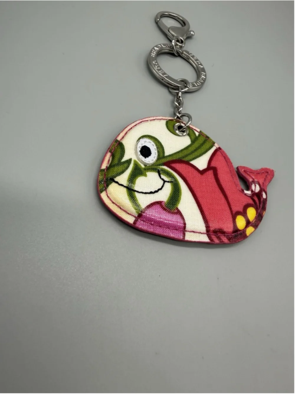 Vera Bradley Lilli Bell Seashore Keychain ~ Whale Purse Charm